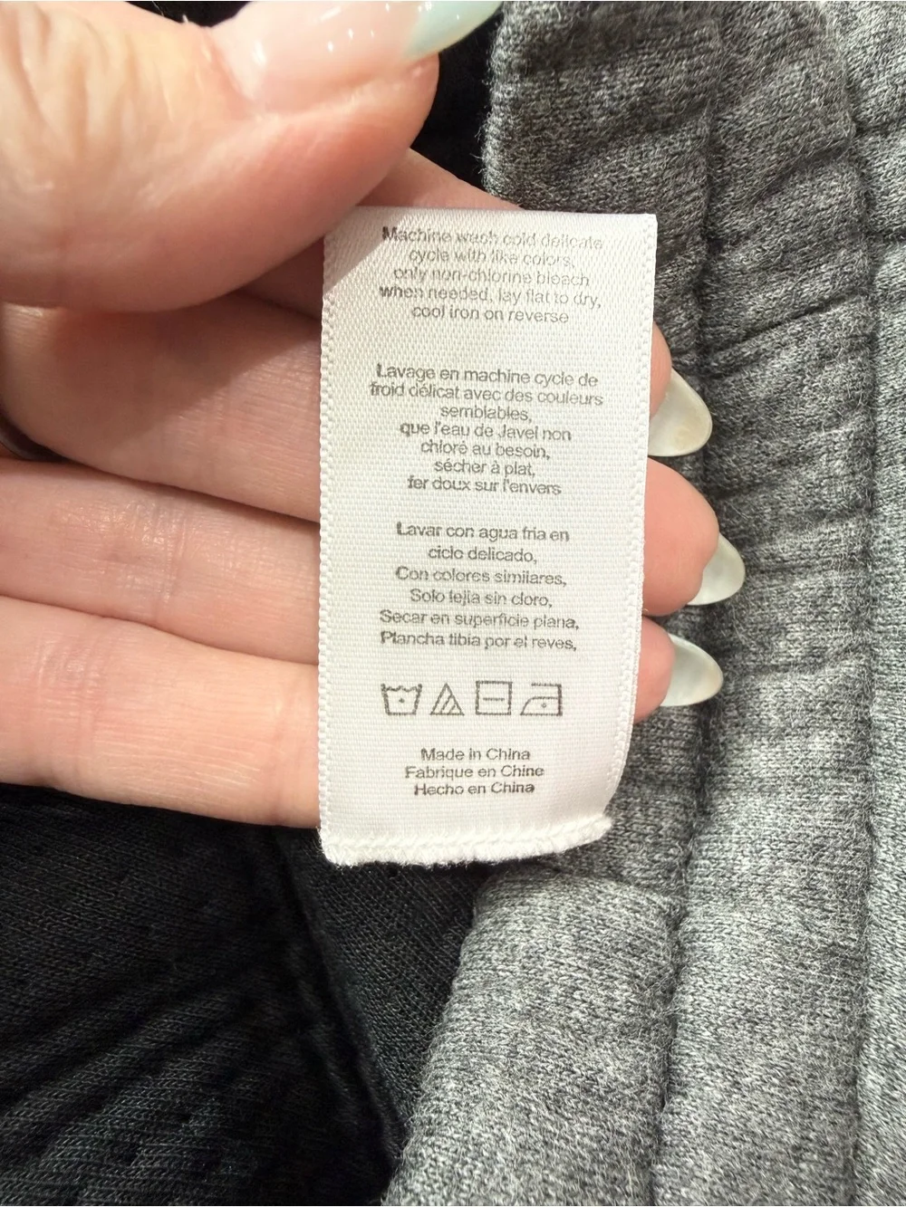 Lunya Men’s Restore Double Faced Gray Jogger Sweatpants Large NEW Luxury Soft - Picture 6 of 9